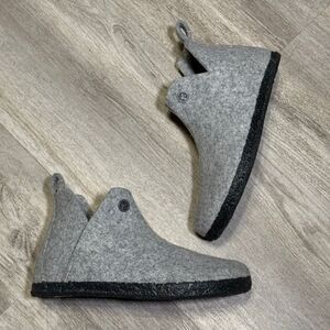 Birkenstock Andermatt 1017516 Fall Winter 2023 light Gray, Felt Low Boots, Narro